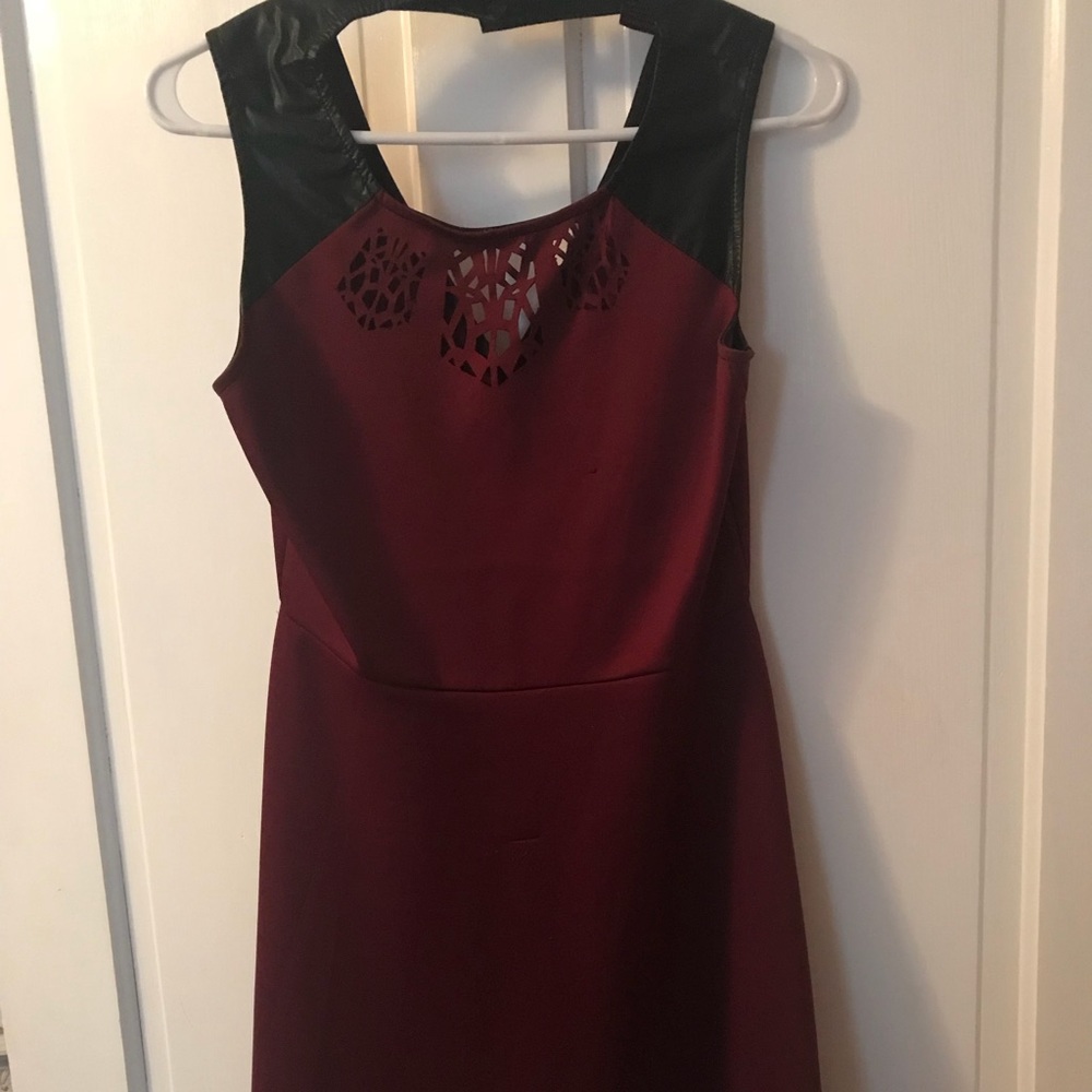 Maroon dress